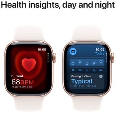 Apple Watch S10 42mm GPS+Cel (Rosegull/Svak Rosa Sport Band) M/L