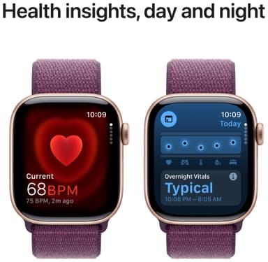 Apple Watch S10 42mm GPS+Cel (Rosegull/Plomme Sport Loop)