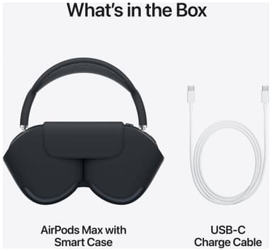 Apple AirPods Max (USB-C) trådløse around-ear hodetelefoner (stjerneskinn)