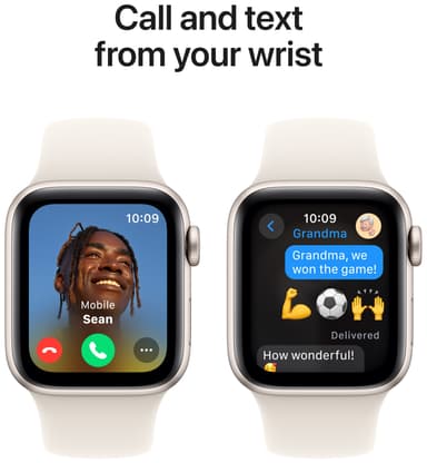 Apple Watch SE 2nd Gen 40mm GPS (Stjerneskinn Alu/Stjerneskinn sport band M/L)