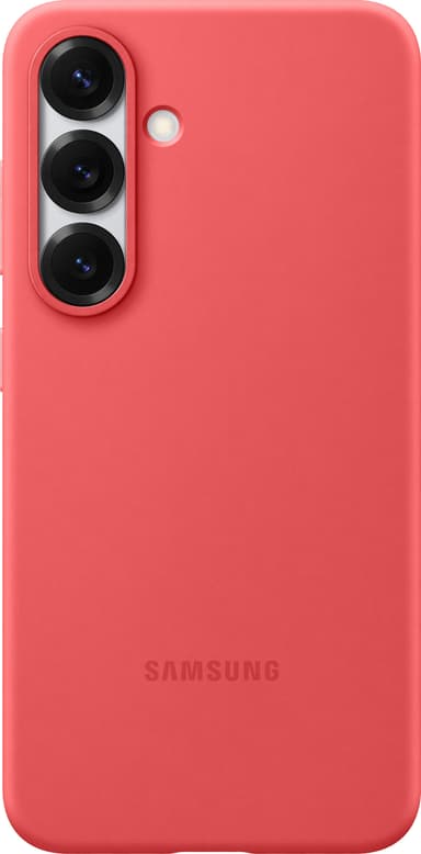Samsung Galaxy S25 Silicone deksel (rød)