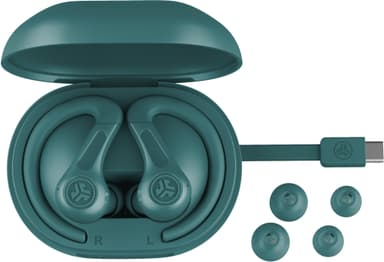 JLab JBuds Sport ANC 4 helt trådløse in-ear hodetelefoner (teal)