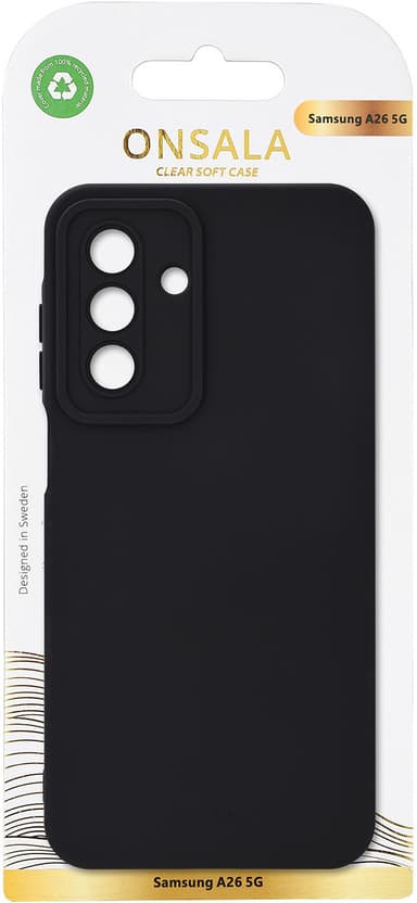 Onsala Samsung Galaxy A26 Silicone deksel (sort)