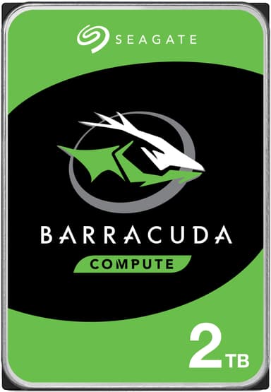 Seagate BarraCuda 3,5" intern HDD (2 TB)