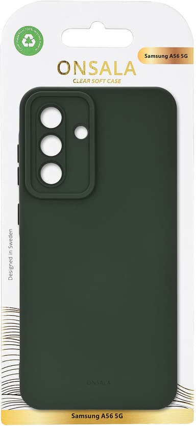Onsala Samsung Galaxy A56 Silicone deksel (grønn)