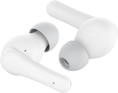 Belkin SoundForm Nano 2 helt trådløse in-ear hodetelefoner (hvit)