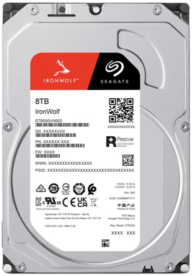 Seagate IronWolf 3,5" NAS HDD (8 TB)