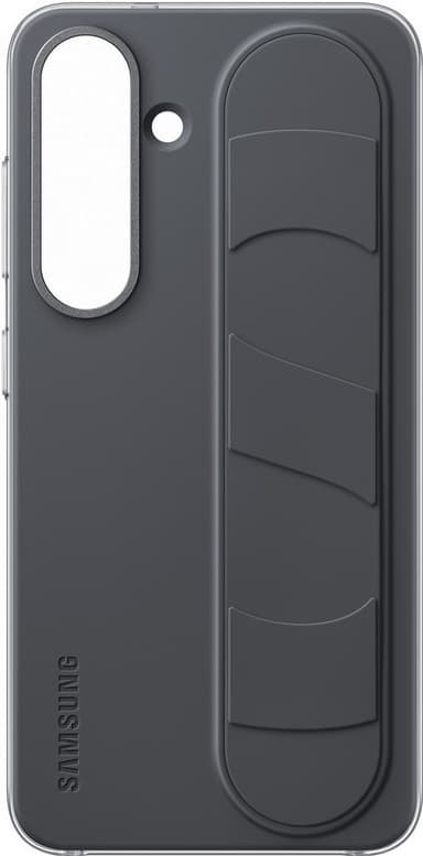Samsung Galaxy S25 Standing Grip deksel (sort)