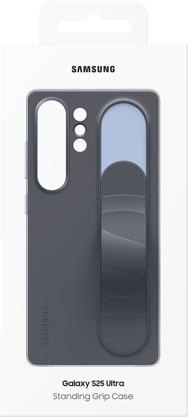 Samsung Galaxy S25 Ultra Standing Grip deksel (sort)