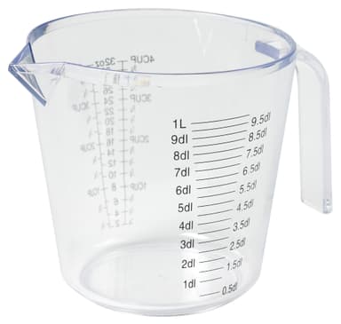 Funktion Measuring cup 1000 ml Clear