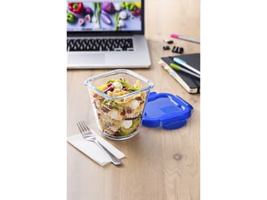 Pyrex Cook & Go Bowl w. lid Dia 12 x 12 cm 0.8 liter