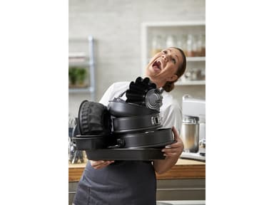 Blomsterbergs Muffinform til 12 stk. Black Steel