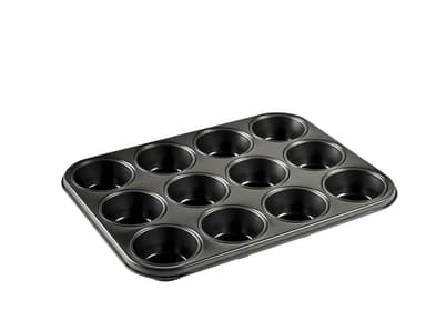 Blomsterbergs Muffinform til 12 stk. Black Steel