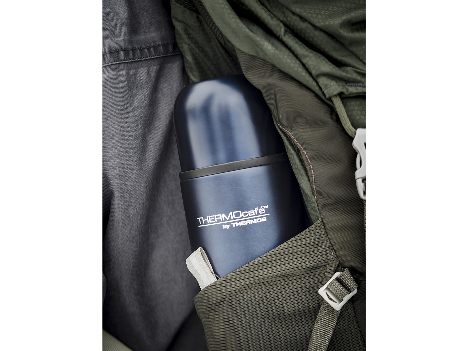 Vacuum flask 0,70 Dark blue Stainless steel