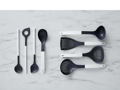 Rosti Optima Stirring spoon w hole 31 cm White