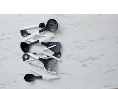 Rosti Optima Stirring spoon w hole 31 cm White