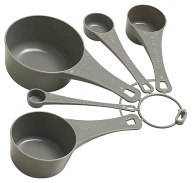 Funktion Measuring spoons set 5 dele Grey