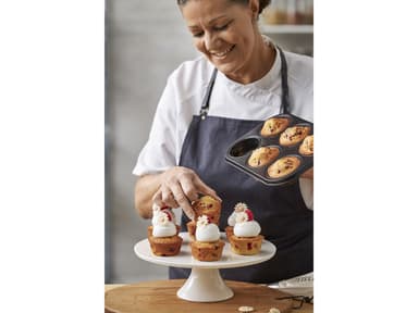 Blomsterbergs Muffinform til 6 stk. Black Steel
