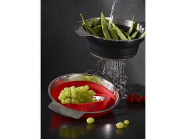Rösle Colander Dia 24 x 10.5 cm 3.4 liter Steel/Black