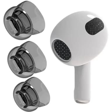 3-par TPE øreputer AirPods (Gen3) - S/M/L - Svart