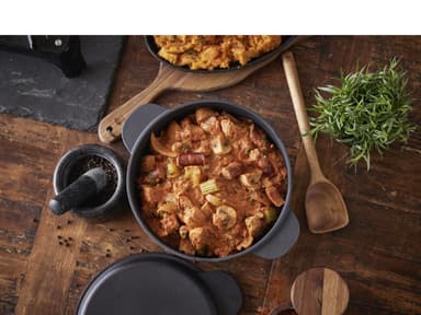 HOLM Casserole Dia. 24 x 11.5 cm 4 liter Black