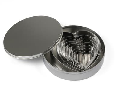 Blomsterbergs Cookie cutter set Heart 9 pcs