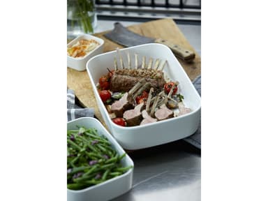 Rosti Modula Dish 35 x 25 x 8 cm White