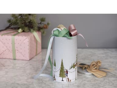 Bastian Vinter Cookie tin Dia 10 x 18.5 cm Arctic Ice