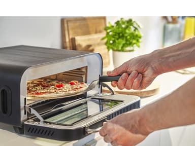 Severin Pizzaovn elektrisk Svart stål