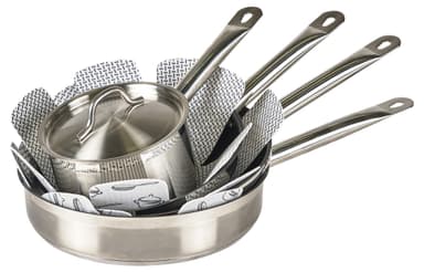 Funktion 3 pcs. Pan protector Dia. 38 cm Grey/grey