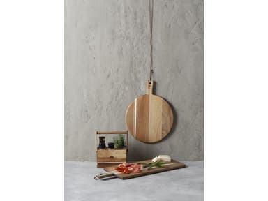 HOLM Serving board Dia 35.6 cm Acacia wood