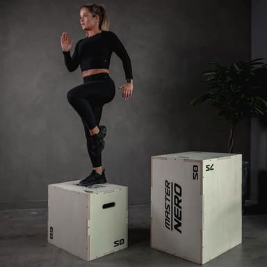 Master Fitness Nero Plyo Woodbox 40-50-60