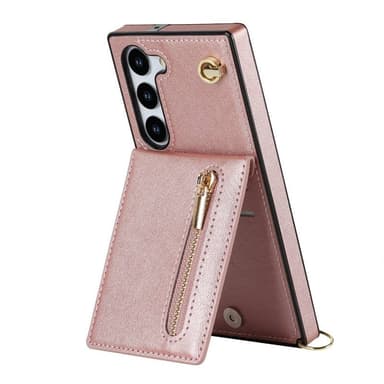 Zipper halskjede deksel Samsung Galaxy S25 Plus - Rose