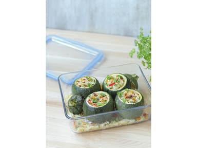 Pyrex Zero Glass dish w/lid 24 x 19 x 8 cm 2.6 liter