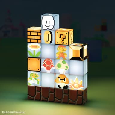 Paladone Super Mario lampe (Build A Level Light)