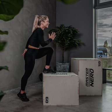 Master Fitness Nero Plyo Woodbox 40-50-60