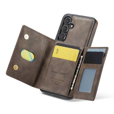 DG-Ming Magking K2 2i1 deksel Samsung Galaxy S25 Plus - Coffee