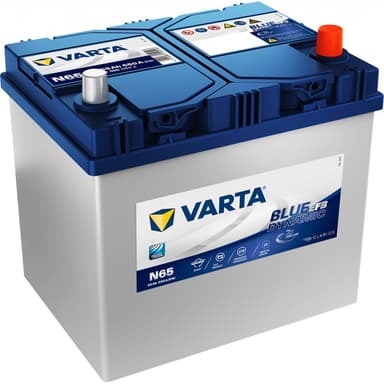 VARTA Blue Dynamic EFB Batteri 12V 65AH 650CCA (232x173x225mm) +høyre N65