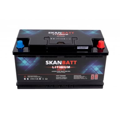 SKANBATT V2 Lithium HEAT Batteri 12V 180AH 150A BMS - Bobil - Bluetooth