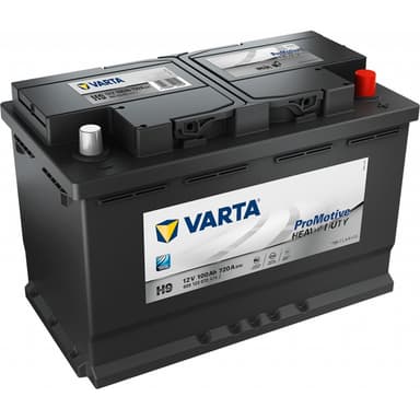 VARTA Promotive HD Batteri 12V 100AH 720CCA (313x175x190/205mm) +høyre H9