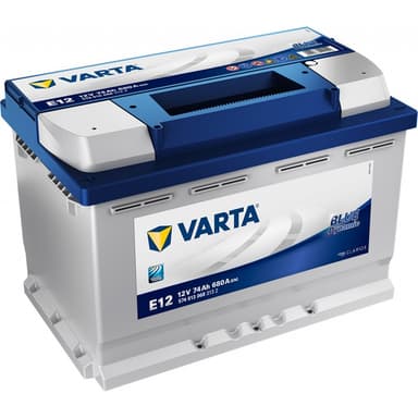 VARTA Blue Dynamic Batteri 12V 74AH 680CCA (278x175x190/190mm) +venstre E12