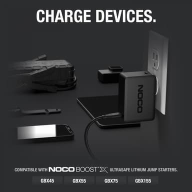 NOCO 65W Hurtiglader til GBX45 / GBX55 / GBX75 / GBX155