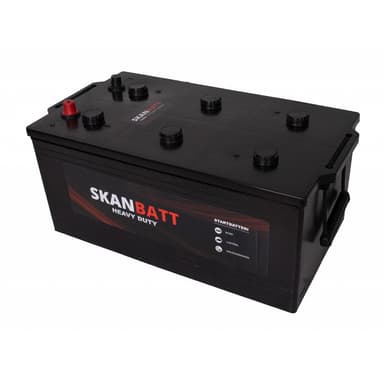 SKANBATT Startbatteri 12V 220AH 1200CCA (514x275x220/240mm) +høyre