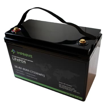 IMPROVE Lithium Batteri 36V 40Ah (LiFePO4) BMS 40A