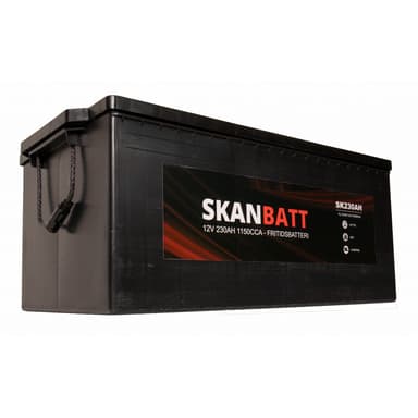 SKANBATT Fritidsbatteri 12V 230AH 1150CCA (513x276x210/242mm) +venstre