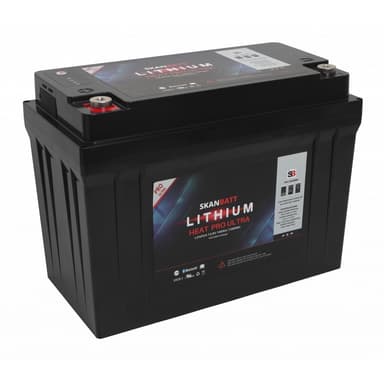 SKANBATT Lithium HEAT PRO 'Ultra' 12V 100AH - CAN Bus - 300A (