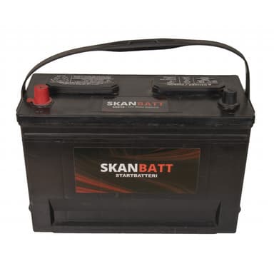 SKANBATT MF50-600 Startbatteri 12V 80AH 600CCA (343x127x234/254) +venstre