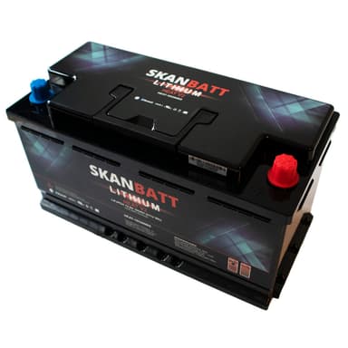 SKANBATT HD V2 Lithium HEAT Batteri 12V 165AH 150A BMS - Bobil - Bluetooth