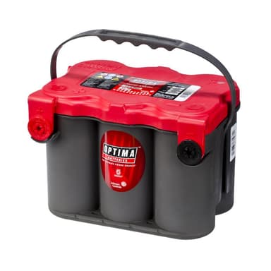 OPTIMA AGM Red Top 12V 50AH 815CCA (254x185x184mm) +venstre 8078-209