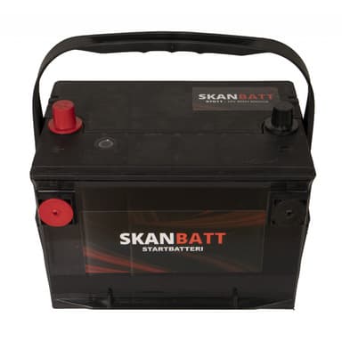 SKANBATT Startbatteri 12V 80AH 800CCA (260x179x180/207mm) +venstre